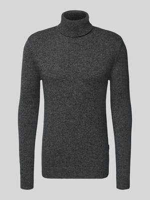 Strickpullover mit Rollkragen Modell 'BRANKO' Shop The Look MANNEQUINE