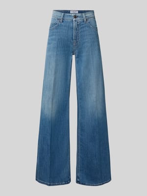 Wide & loose fit jeans van katoenmix model 'PALAZZO FLARE' Shop The Look MANNEQUINE