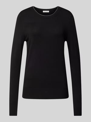 Gebreide pullover met ronde hals Shop The Look MANNEQUINE