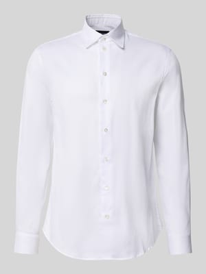 Slim Fit Business-Hemd aus reiner Baumwolle Shop The Look MANNEQUINE