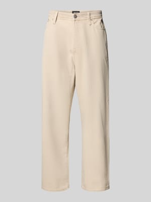 Jeansy o szerokim kroju z 5 kieszeniami model ‘Iron’ Shop The Look MANNEQUINE