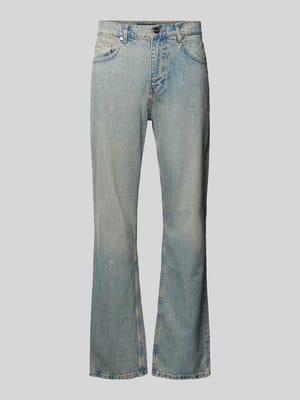 Straight Fit Jeans im Used-Look Shop The Look MANNEQUINE