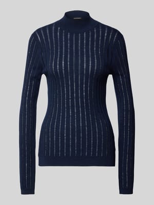 Strickpullover mit Strukturmuster Shop The Look MANNEQUINE