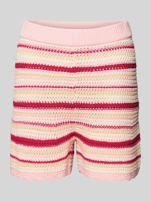 Shorts aus Baumwolle im Allover-Look Shop The Look MANNEQUINE