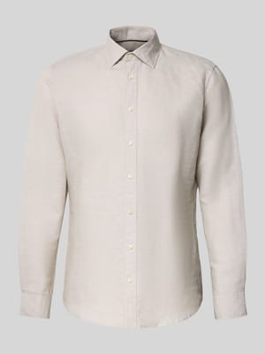 Koszula casualowa z mieszanki lnu o kroju regular fit Shop The Look MANNEQUINE