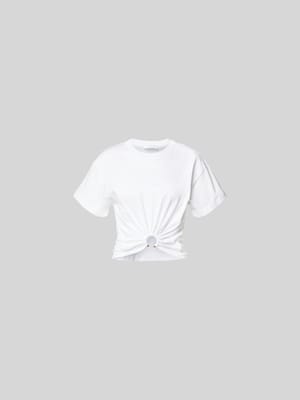 T-Shirt mit Raffungen Shop The Look MANNEQUINE