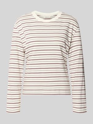 Boxy Fit Langarmshirt aus reiner Baumwolle Modell 'ESSENTIAL' Shop The Look MANNEQUINE