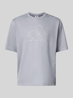T-Shirt mit Label-Print Shop The Look MANNEQUINE