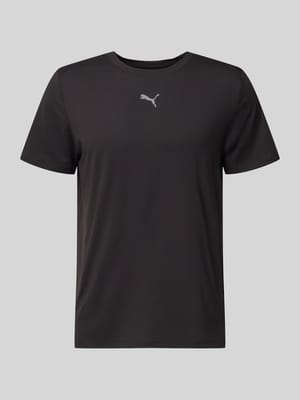 Regular Fit T-Shirt mit Rundhalsausschnitt Shop The Look MANNEQUINE