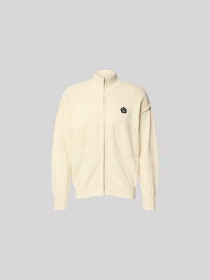 Relaxed Fit Strickjacke mit Woll-Anteil Shop The Look MANNEQUINE