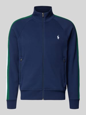 Regular Fit Sweatjacke aus Baumwoll-Mix Shop The Look MANNEQUINE