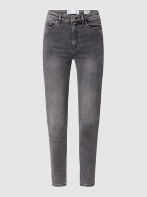 Super Slim Fit High Waist Jeans mit Viskose-Anteil Modell 'Ania' Shop The Look MANNEQUINE