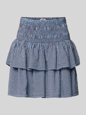 Uitlopende mini-rok van katoenmix Shop The Look MANNEQUINE