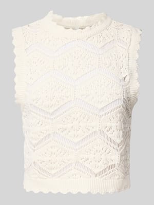 Regular Fit Stricktop aus Baumwoll-Mix Modell 'FRIDA LIFE' Shop The Look MANNEQUINE
