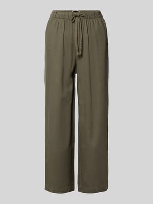 Weite Hose aus Viskose-Leinen-Mix Modell 'GOA' Shop The Look MANNEQUINE