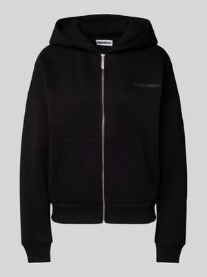 Oversized Sweatjacke mit Label-Print Shop The Look MANNEQUINE