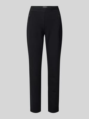 Slim fit stoffen broek met ritszakken Shop The Look MANNEQUINE