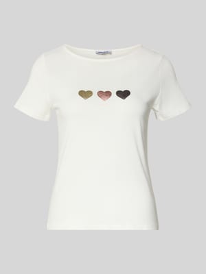 T-Shirt mit Motiv-Print Shop The Look MANNEQUINE