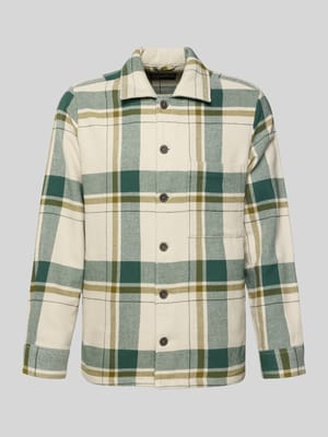 Loose fit overhemdjack van puur katoen  Shop The Look MANNEQUINE