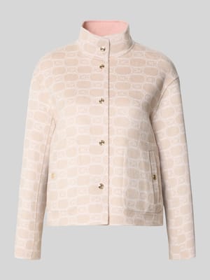 Wendejacke im Allover-Look mit Stehkragen Shop The Look MANNEQUINE