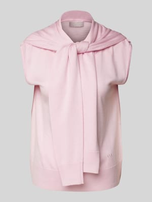 Stricktop mit Polokragen Shop The Look MANNEQUINE