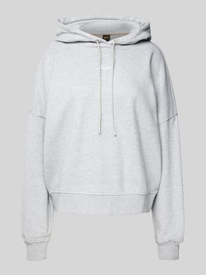 Hoodie met labelstitching, model 'Ehoody' Shop The Look MANNEQUINE