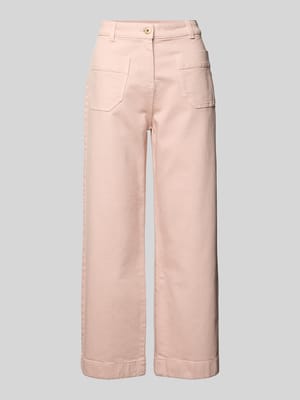 Spodnie o skrótym kroju z naszywanymi kieszeniami Shop The Look MANNEQUINE