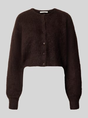 Cropped Strickjacke aus Mohair-Mix Modell 'debbie' Shop The Look MANNEQUINE