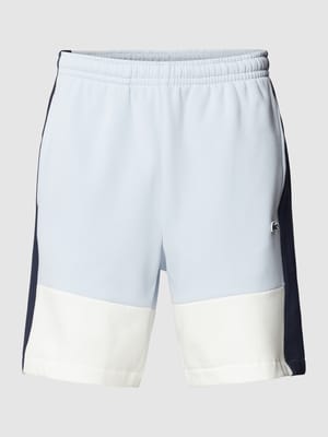 Regular fit sweatshorts in colour-blocking-design Shop The Look MANNEQUINE