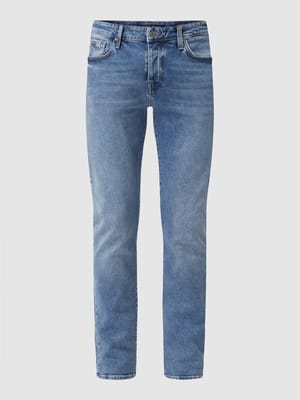 Slim fit jeans met stretch, model 'Yves'  Shop The Look MANNEQUINE