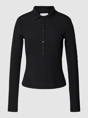 Shirt met lange mouwen met polokraag Shop The Look MANNEQUINE