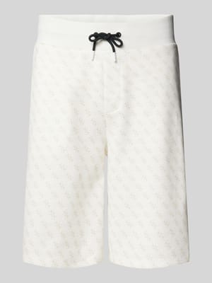 Sweatshorts met all-over logoprint, model 'KORBIN' Shop The Look MANNEQUINE