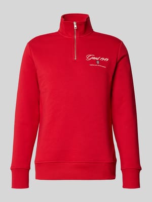 Sweatshirt met opstaande kraag en ritssluiting Shop The Look MANNEQUINE