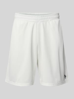 Shorts aus Mesh mit Logo-Print Shop The Look MANNEQUINE