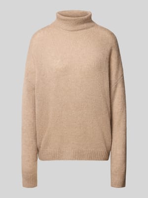 Sweter z dzianiny z mieszanki kaszmiru ze stójką Shop The Look MANNEQUINE