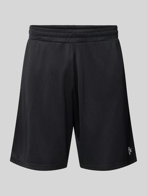 Shorts aus Mesh mit Logo-Print Shop The Look MANNEQUINE