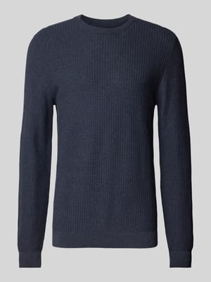 Strickpullover mit Strukturmuster Shop The Look MANNEQUINE