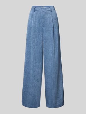 Wide Fit Stoffhose in Denim-Optik Modell 'Zvally' Shop The Look MANNEQUINE