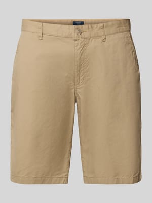 Slim fit bermuda met steekzakken Shop The Look MANNEQUINE