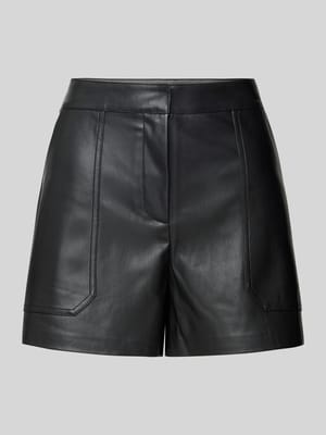 Regular Fit Shorts aus Kunstleder mit aufgesetzten Taschen Modell 'TRICIA' Shop The Look MANNEQUINE