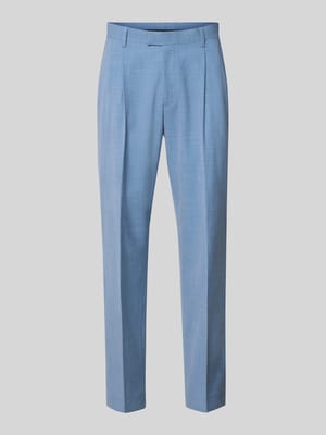 Straight Fit Anzughose mit Bügelfalten Shop The Look MANNEQUINE