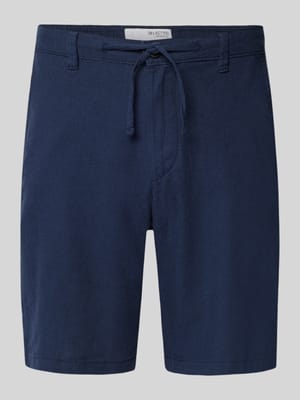 Regular Fit Shorts aus Baumwoll-Leinen-Mix Shop The Look MANNEQUINE