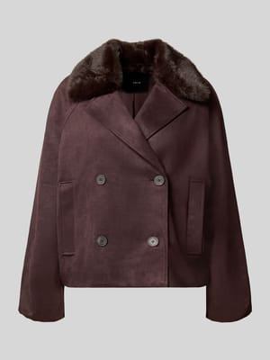 Kurtka o kroju regular fit z welurowym wykończeniem Shop The Look MANNEQUINE