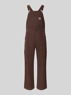 Tuinbroek met steekzakken en labelpatch Shop The Look MANNEQUINE