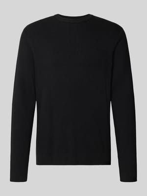 Slim Fit Strickpullover Baumwoll-Mix Shop The Look MANNEQUINE