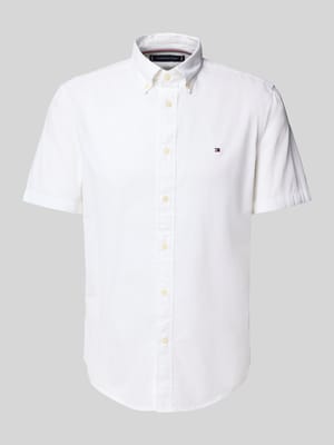 Regular Fit Freizeithemd mit kurzem Arm Modell 'FLEX' Shop The Look MANNEQUINE