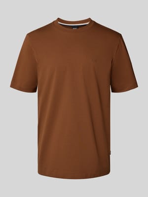 Regular Fit T-Shirt aus reiner Baumwolle Modell 'THOMPSON 01' Shop The Look MANNEQUINE