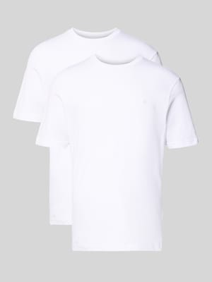 T-shirtset met gestikt logo Shop The Look MANNEQUINE
