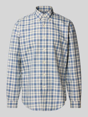 Regular Fit Freizeithemd mit Logo-Stitching Shop The Look MANNEQUINE