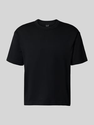 Cropped T-Shirt mit Rundhalsausschnitt Shop The Look MANNEQUINE